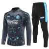 SSC Napoli 2025-26 Sudadera De Entrenamiento Quarter-Zip Negra
